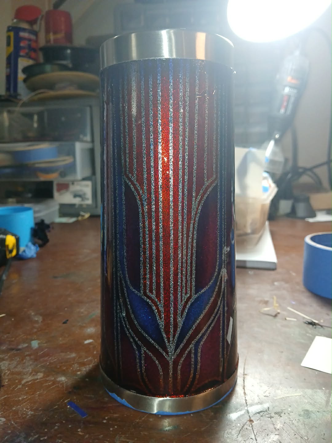 Candy Paint Tumbler - Red & Blue